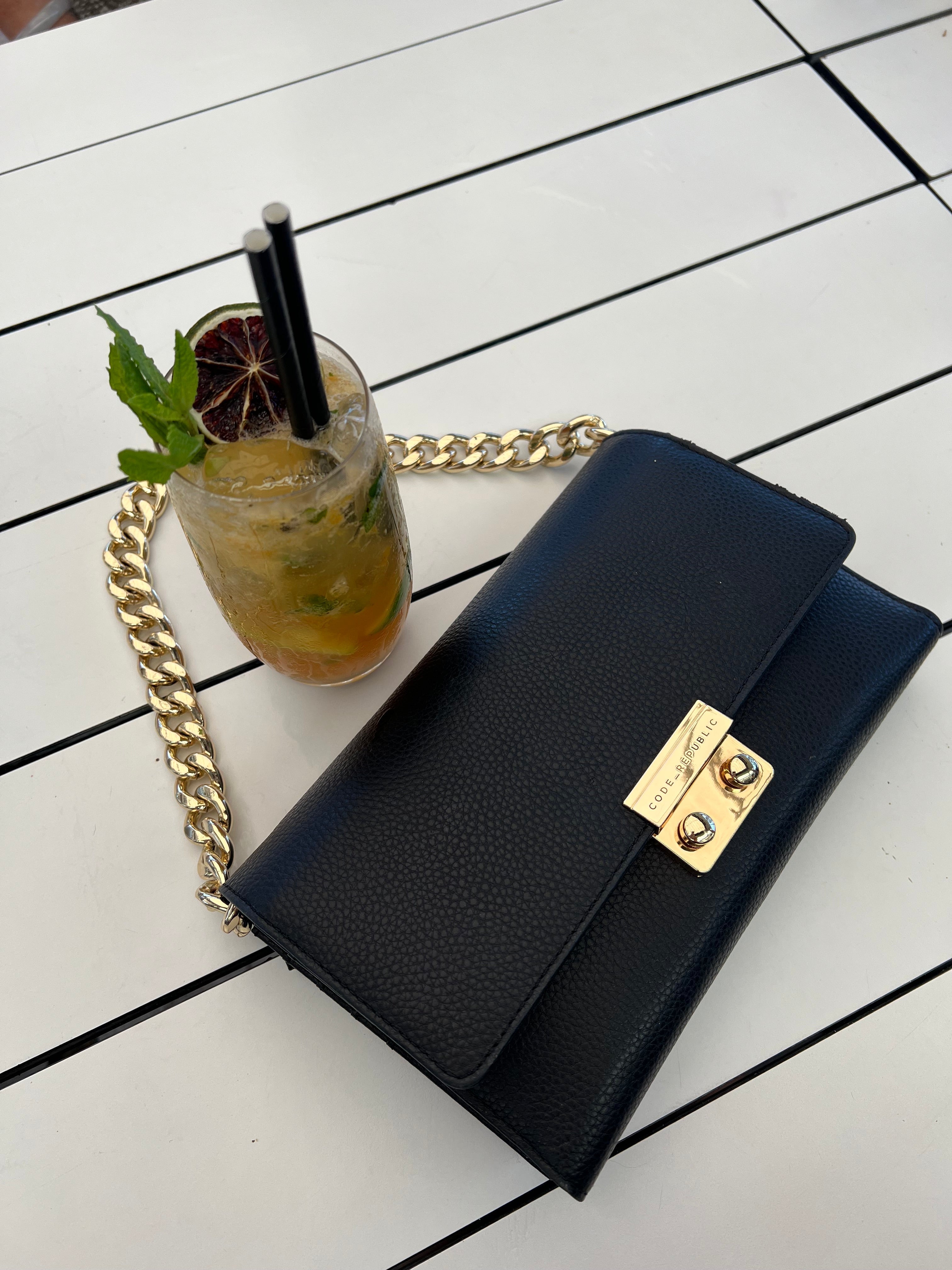 DANIELLE 7 in 1 CROSS BODY TRAVEL WALLET-Wallet-CODE REPUBLIC-Black-CODE REPUBLIC laptop bags womens laptop bags laptop handbags ladies laptop bags laptop carrying bags