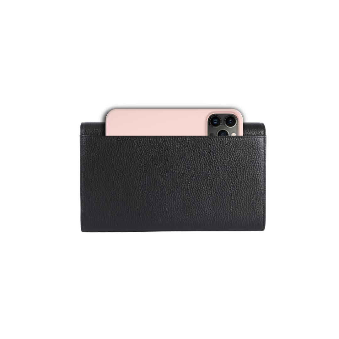DANIELLE 7 in 1 CROSS BODY TRAVEL WALLET-Wallet-CODE REPUBLIC-Black-CODE REPUBLIC laptop bags womens laptop bags laptop handbags ladies laptop bags laptop carrying bags