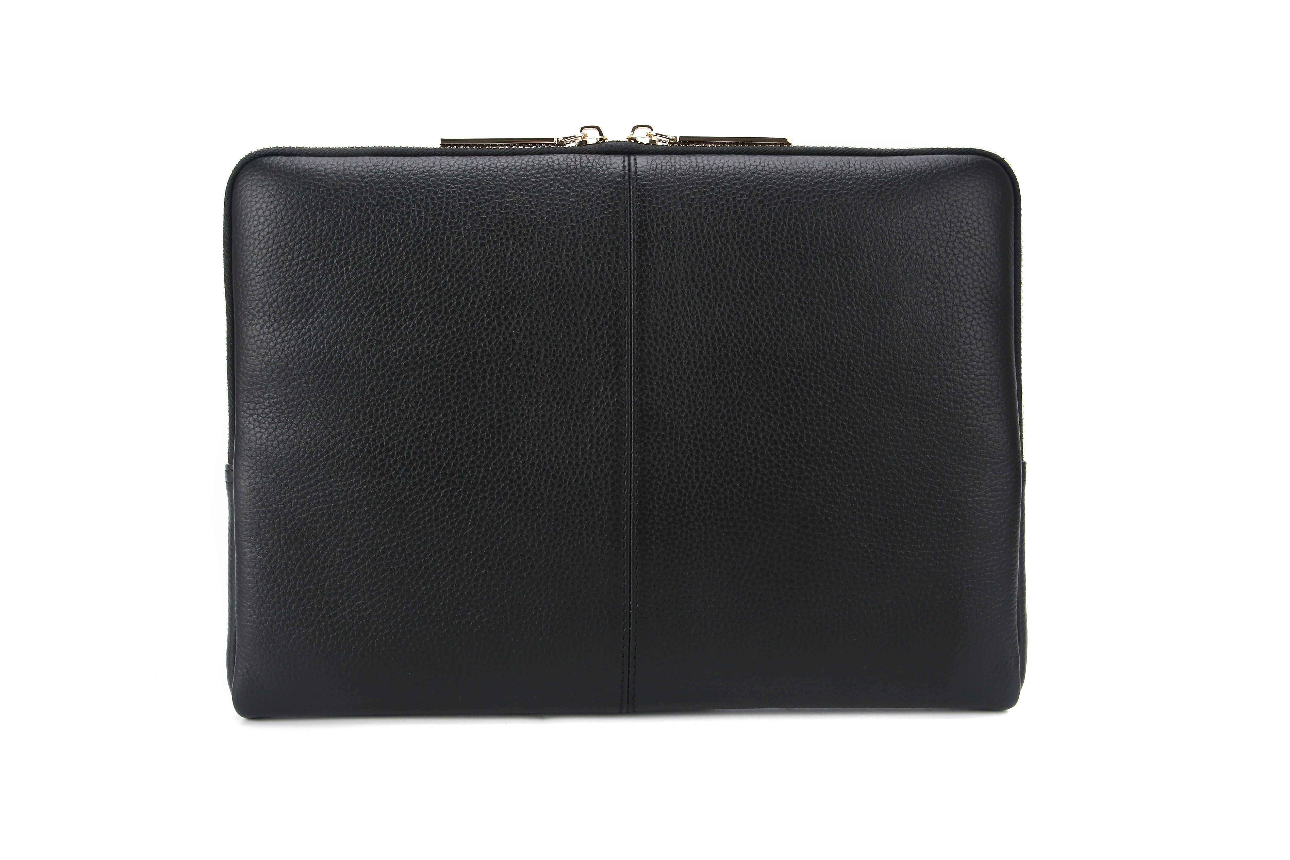LEATHER 13" SURFACE PRO SLEEVE-sleeve-CODE REPUBLIC-BLACK-CODE REPUBLIC laptop bags womens laptop bags laptop handbags ladies laptop bags laptop carrying bags