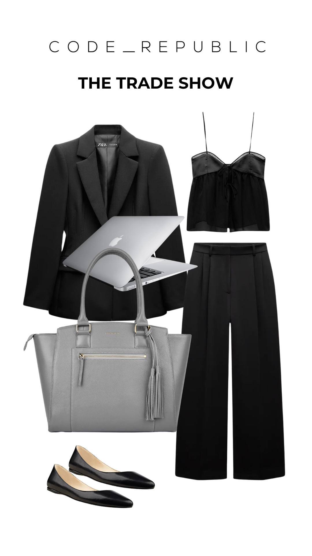 LISA 14" LAPTOP HANDBAG | ITALIAN LEATHER-Laptop bag-CODE REPUBLIC-Grey-CODE REPUBLIC laptop bags womens laptop bags laptop handbags ladies laptop bags laptop carrying bags