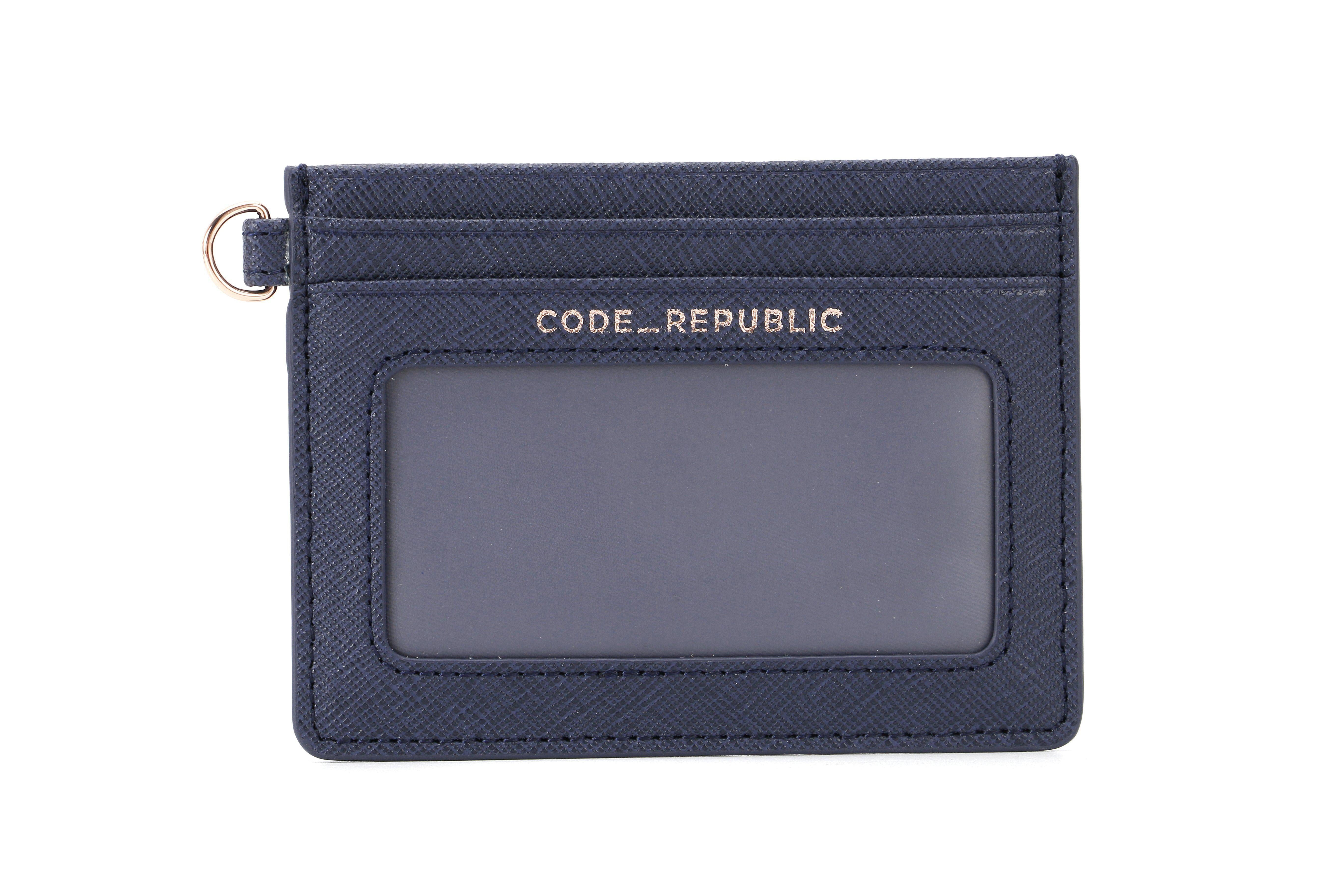 ID & TRANSPORT CARD ATTACHMENT-Business card holder-CODE REPUBLIC-NAVY-CODE REPUBLIC laptop bags womens laptop bags laptop handbags ladies laptop bags laptop carrying bags