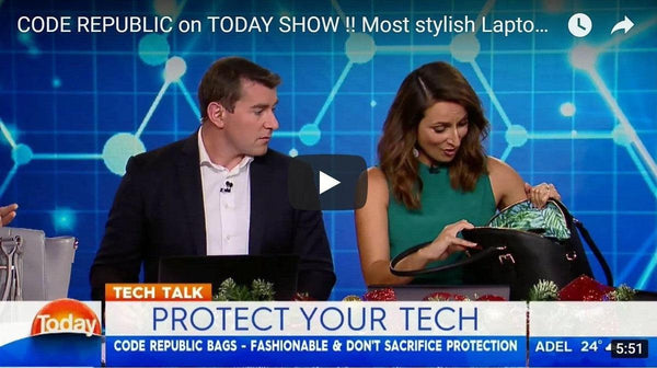 CODE REPUBLIC on TODAY SHOW!! Protect Your Tech in Style