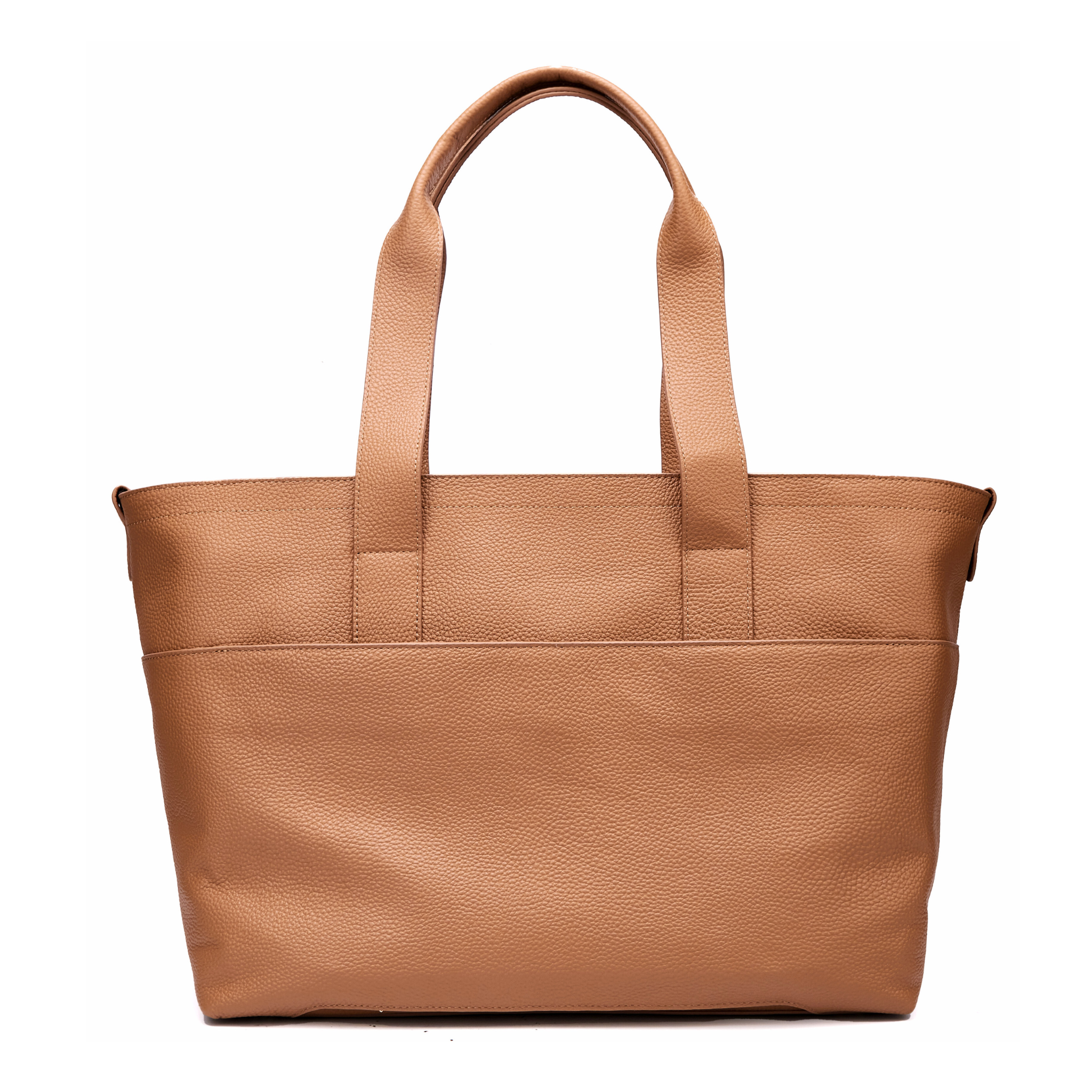 16" Slouchy Leather Laptop Tote | Large Capacity-Laptop bag-CODE REPUBLIC-Black-CODE REPUBLIC laptop bags womens laptop bags laptop handbags ladies laptop bags laptop carrying bags