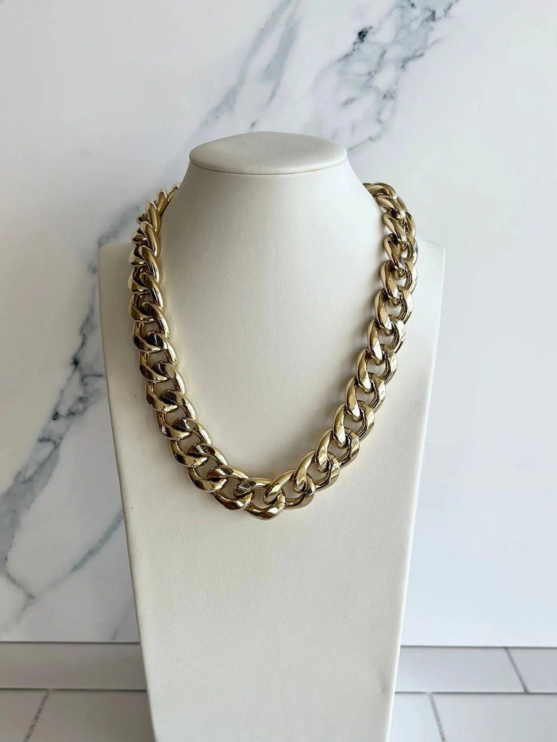 CHAMPAGNE GOLD CHUNKY CHAIN STRAP
