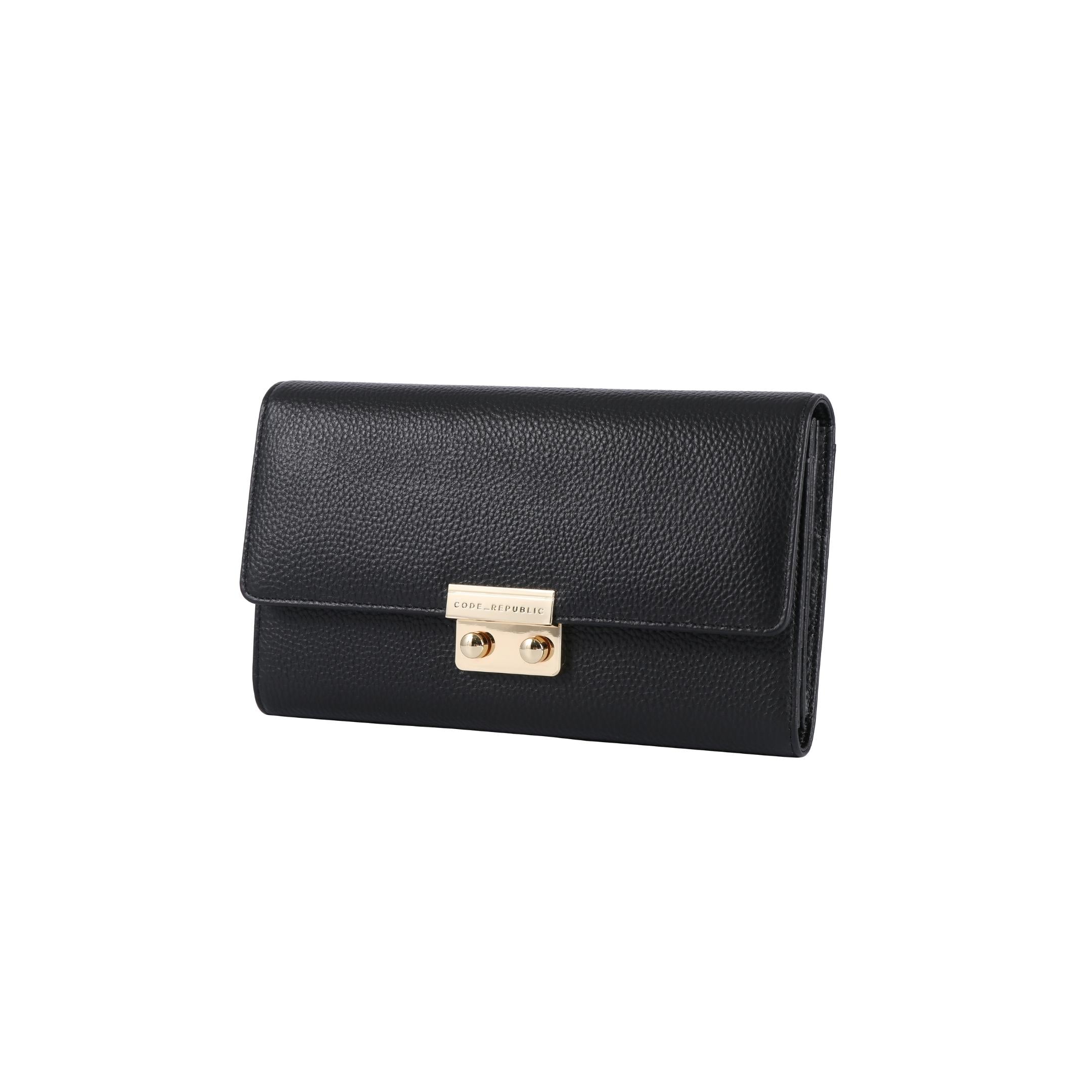 DANIELLE 7 in 1 CROSS BODY TRAVEL WALLET-Wallet-CODE REPUBLIC-Black-CODE REPUBLIC laptop bags womens laptop bags laptop handbags ladies laptop bags laptop carrying bags