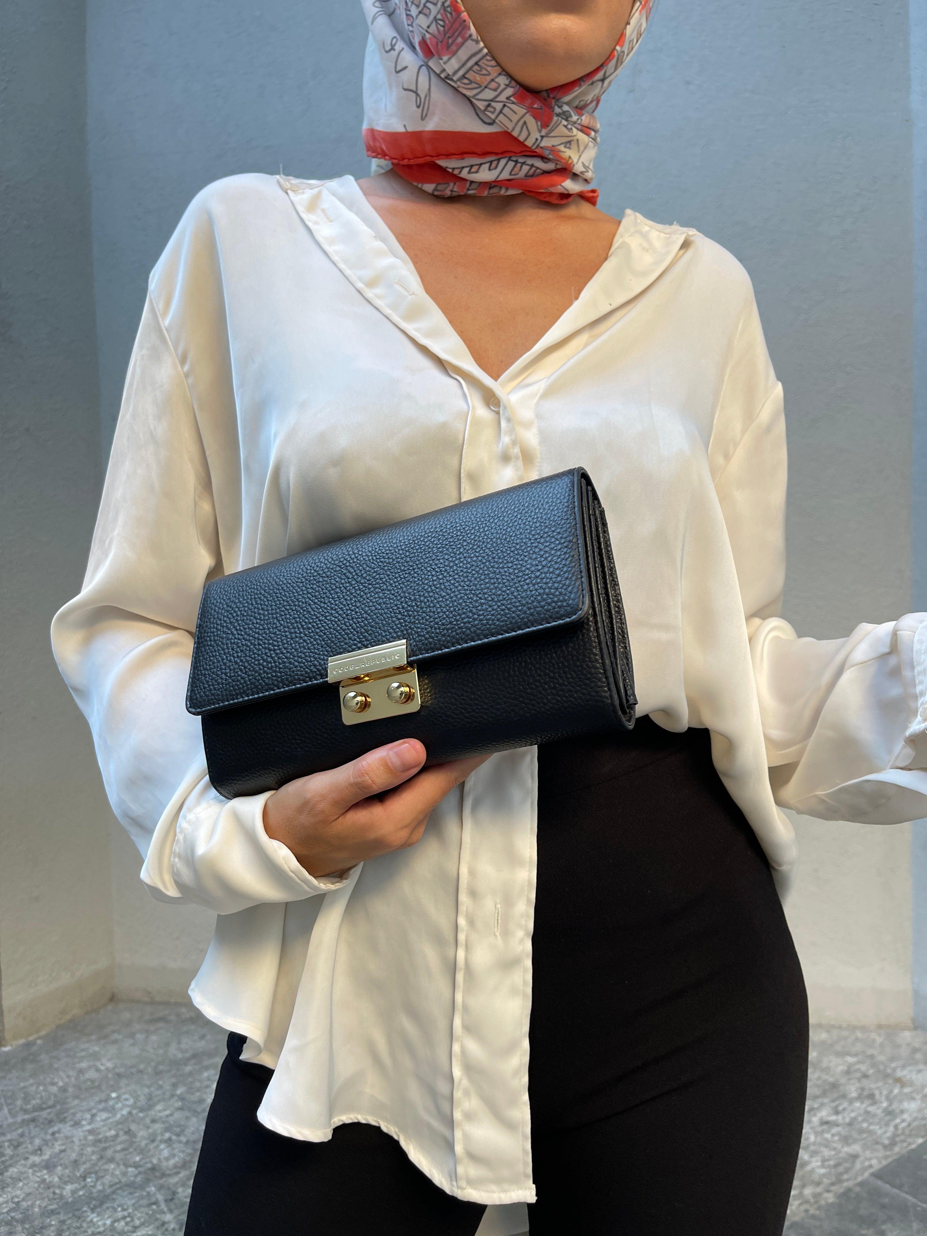 DANIELLE 7 in 1 CROSS BODY TRAVEL WALLET-Wallet-CODE REPUBLIC-Black-CODE REPUBLIC laptop bags womens laptop bags laptop handbags ladies laptop bags laptop carrying bags