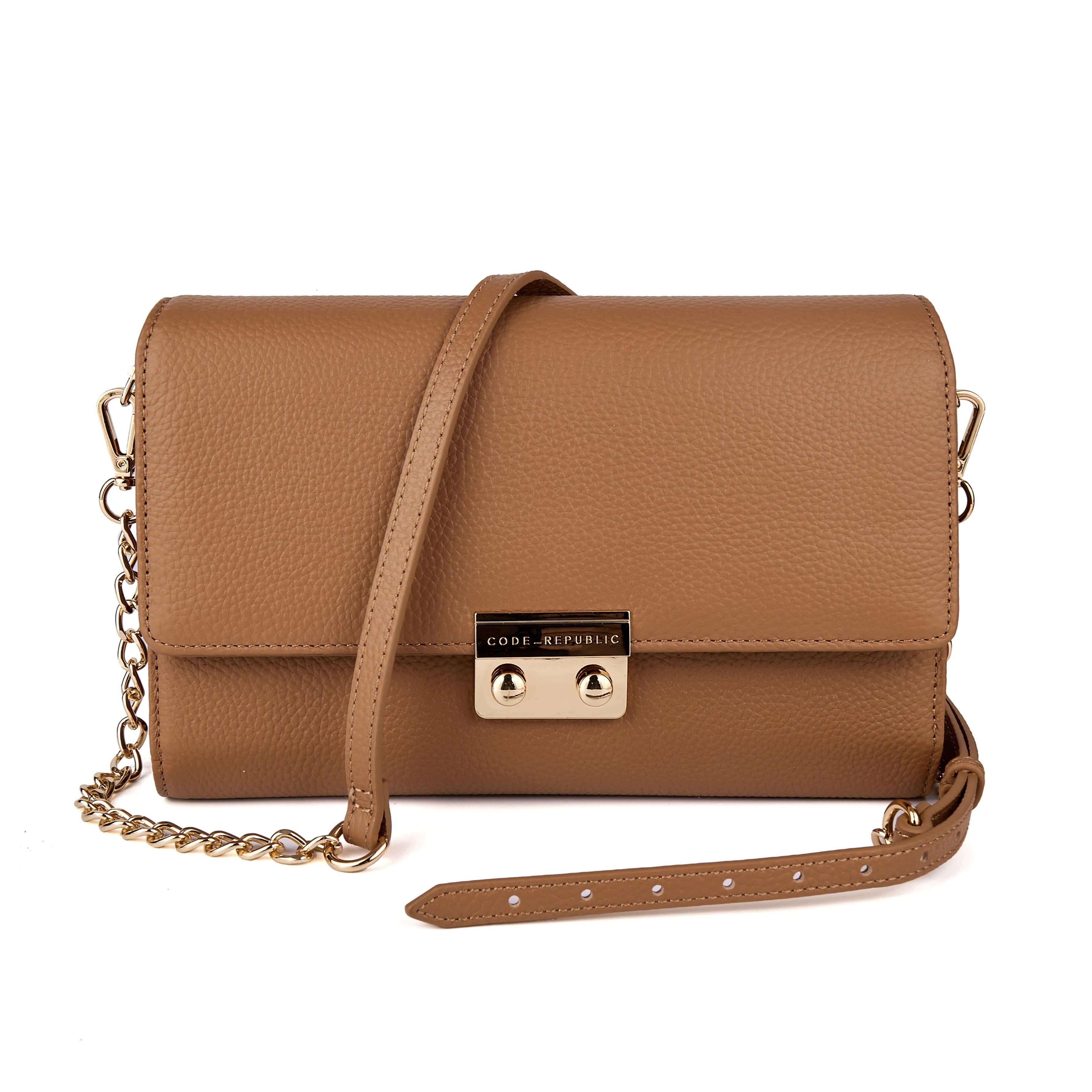 DANIELLE 7 in 1 CROSS BODY TRAVEL WALLET-Wallet-CODE REPUBLIC-Tan-CODE REPUBLIC laptop bags womens laptop bags laptop handbags ladies laptop bags laptop carrying bags