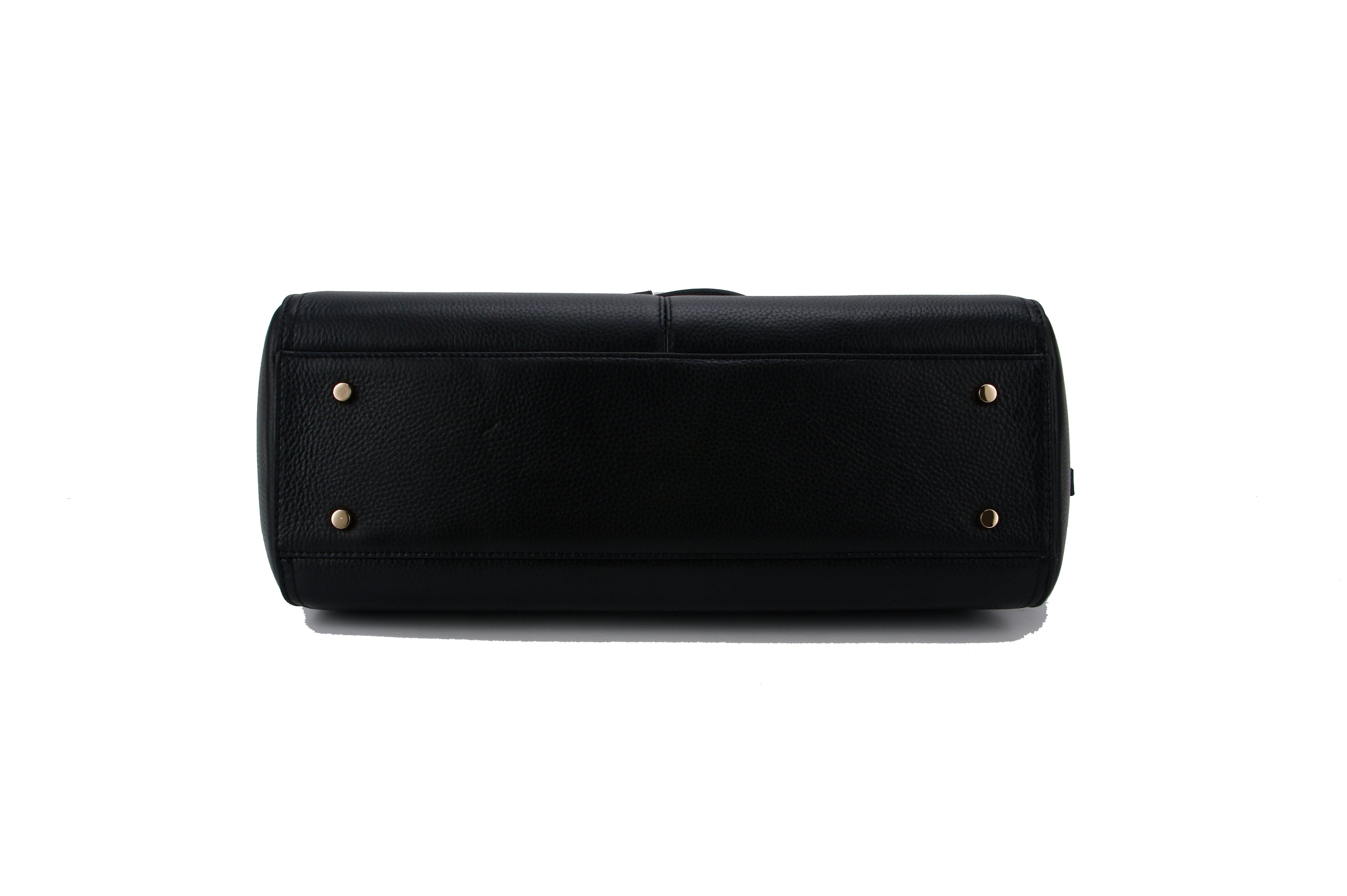 DANIELLE DESIGNER LAPTOP HANDBAG | BLACK LEATHER | [LIMITED EDITION BUNDLE] PRE ORDER - LATE JULY DELIVERY-Laptop bag-CODE REPUBLIC-CODE REPUBLIC laptop bags womens laptop bags laptop handbags ladies laptop bags laptop carrying bags