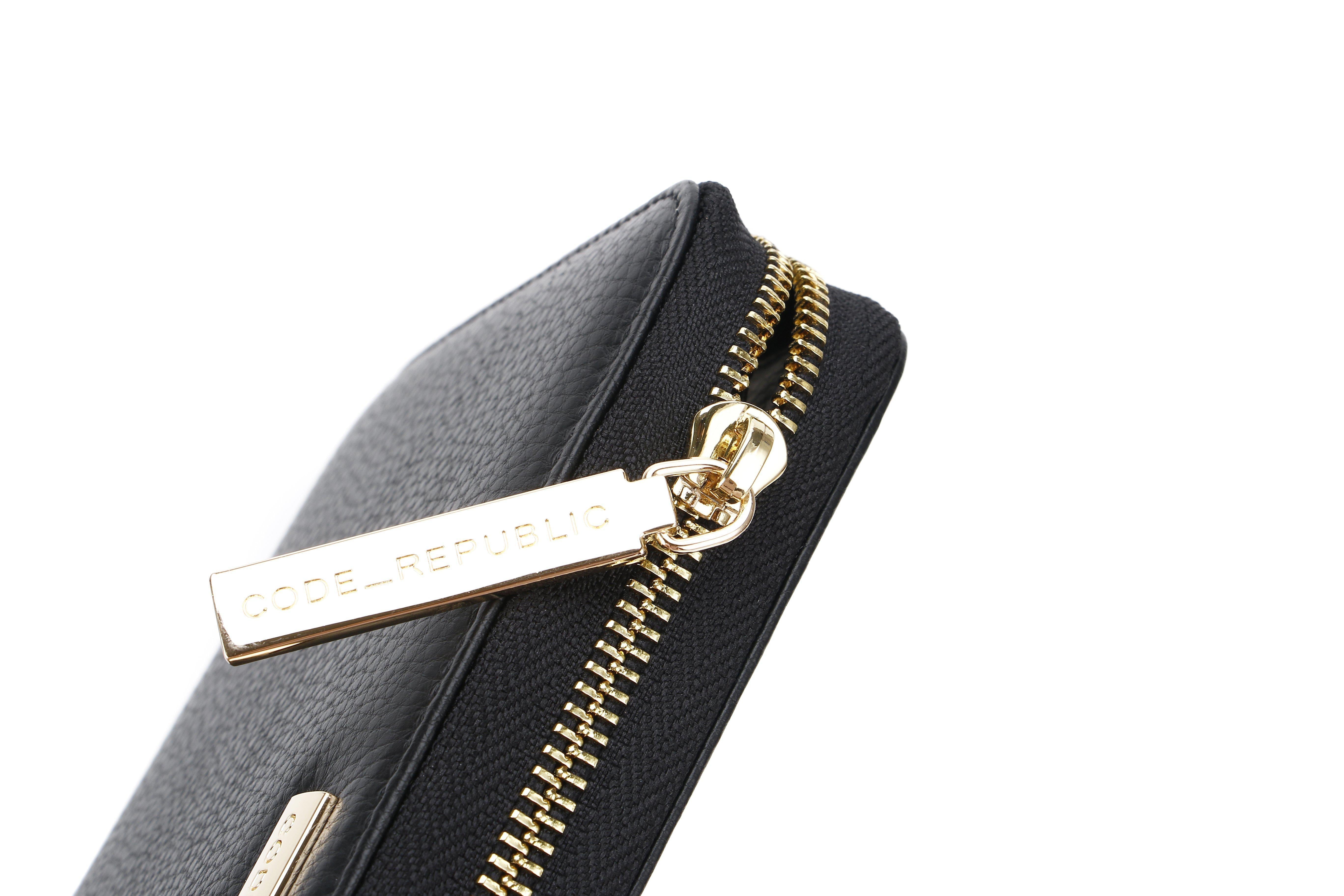 LEATHER PASSPORT & PHONE TRAVEL WALLET-Wallet-CODE REPUBLIC-BLACK-CODE REPUBLIC laptop bags womens laptop bags laptop handbags ladies laptop bags laptop carrying bags