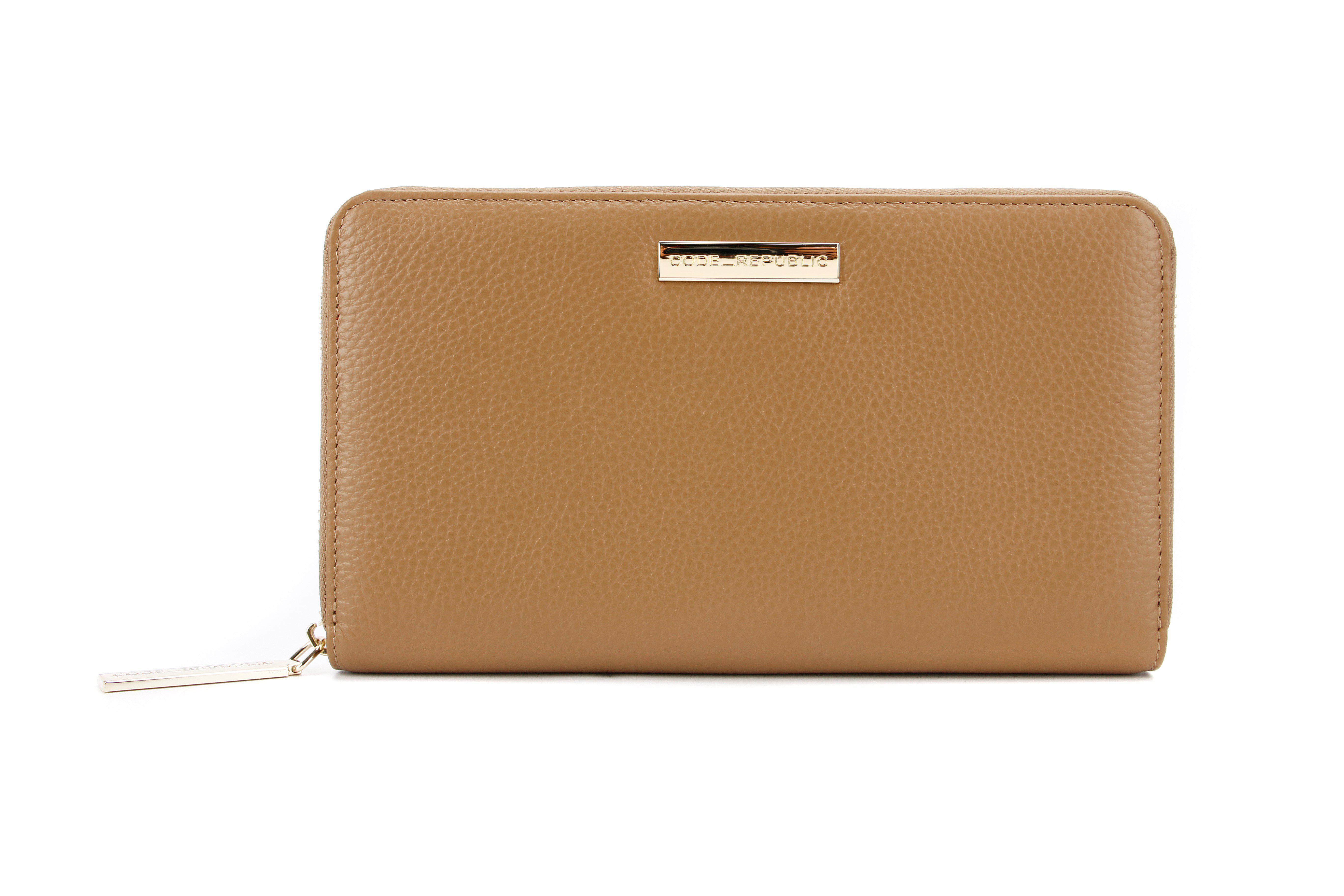 LEATHER PASSPORT & PHONE TRAVEL WALLET-Wallet-CODE REPUBLIC-TAN-CODE REPUBLIC laptop bags womens laptop bags laptop handbags ladies laptop bags laptop carrying bags