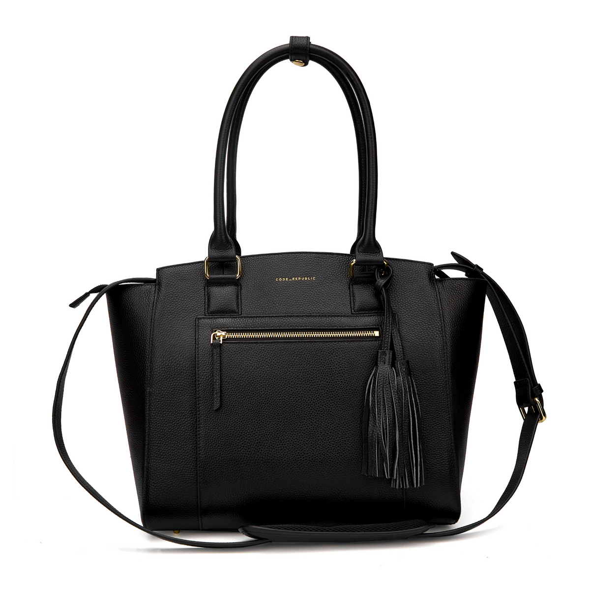 LISA 14” LAPTOP HANDBAG | BLACK ITALIAN LEATHER | NO GIFT BOX-Laptop bag-CODE REPUBLIC-CODE REPUBLIC laptop bags womens laptop bags laptop handbags ladies laptop bags laptop carrying bags
